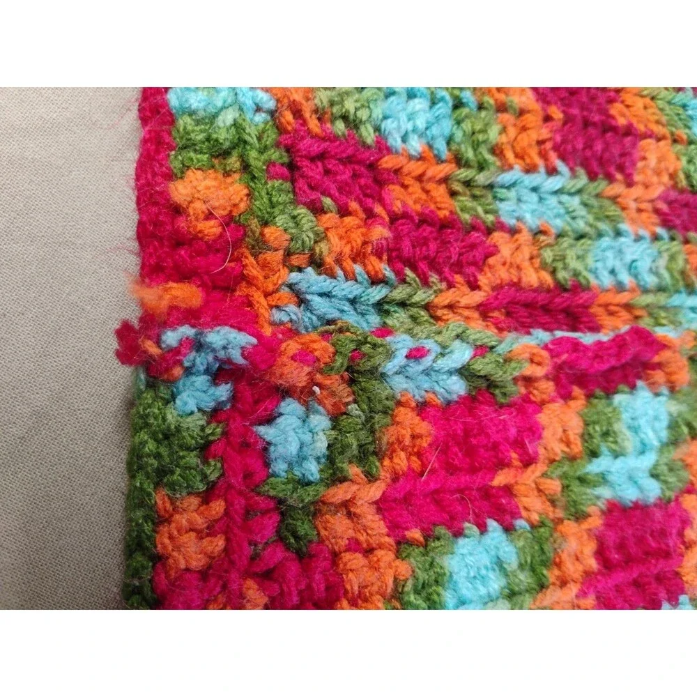 Women's Multi-Colored Handmade Skirt Maybe Large Knee Length